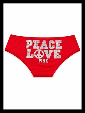 💕ριик νѕ 2008 “☮️♥️PINK” Bling Panties NWT💕